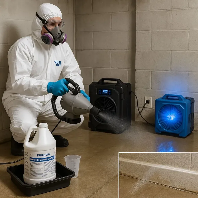Sanitization and Odor Removal process in Zelienople, PA
