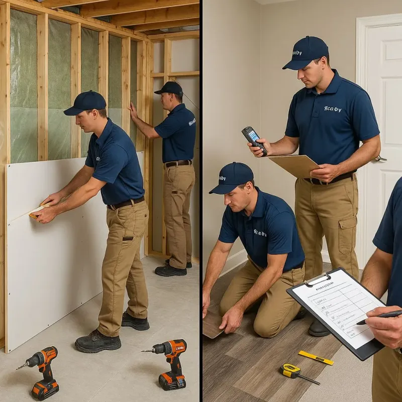 Repairs and Reconstruction process in Zelienople, PA